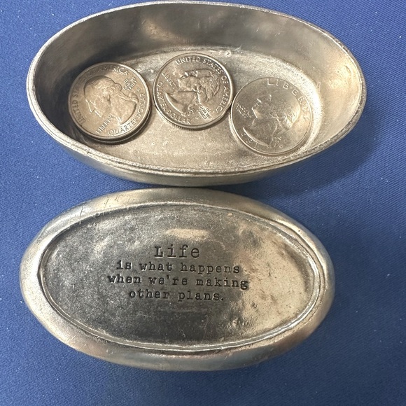 Other - VTG Pewter Ring Holder w/Lid